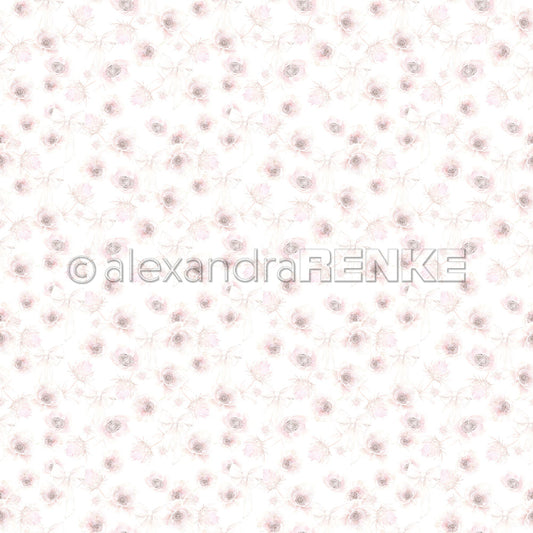 Design paper 'Thistles, Anemones & Bows'- P-AR-10.2811 - A.RENKE
