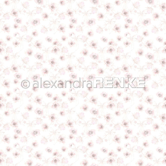 Design paper 'Thistles, Anemones & Bows'- P-AR-10.2811 - A.RENKE