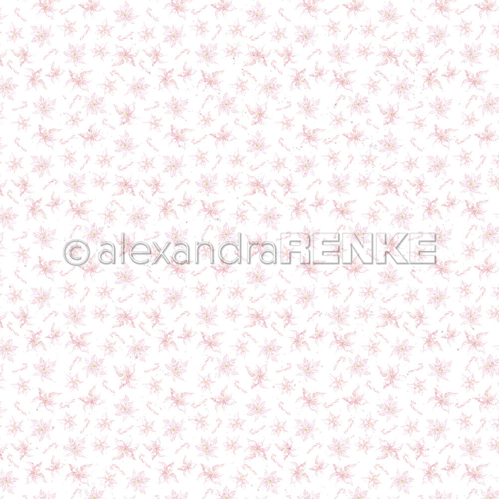 Design paper 'Poinsettia'- P-AR-10.2820 - A.RENKE