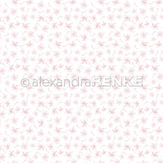 Design paper 'Poinsettia'- P-AR-10.2820 - A.RENKE