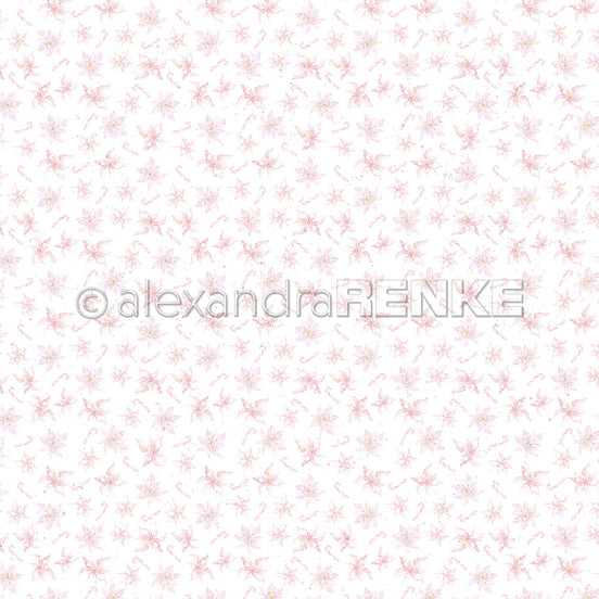 Design paper 'Poinsettia'- P-AR-10.2820 - A.RENKE