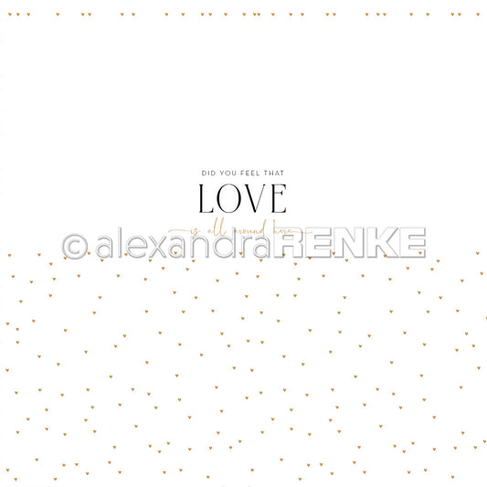 Design paper 'Love is all around'- P-AR-10.2889- A.RENKE
