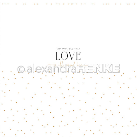 Design paper 'Love is all around'- P-AR-10.2889- A.RENKE