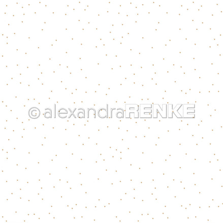 Design paper 'Heart Rain Gold' - P-AR-10.2909 - A.RENKE