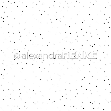 Design paper 'Heart Rain Black' - P-AR-10.2911 - A.RENKE