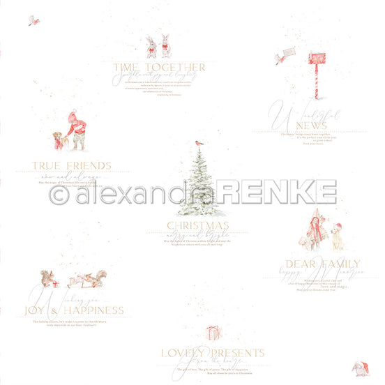 Design paper 'Card Set Christmas Time Together' - P-AR-10.2930- A.RENKE