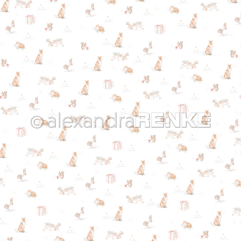 Design paper 'Foxes, Squirrels and Gifts'- P-AR-10.2940- A.RENKE