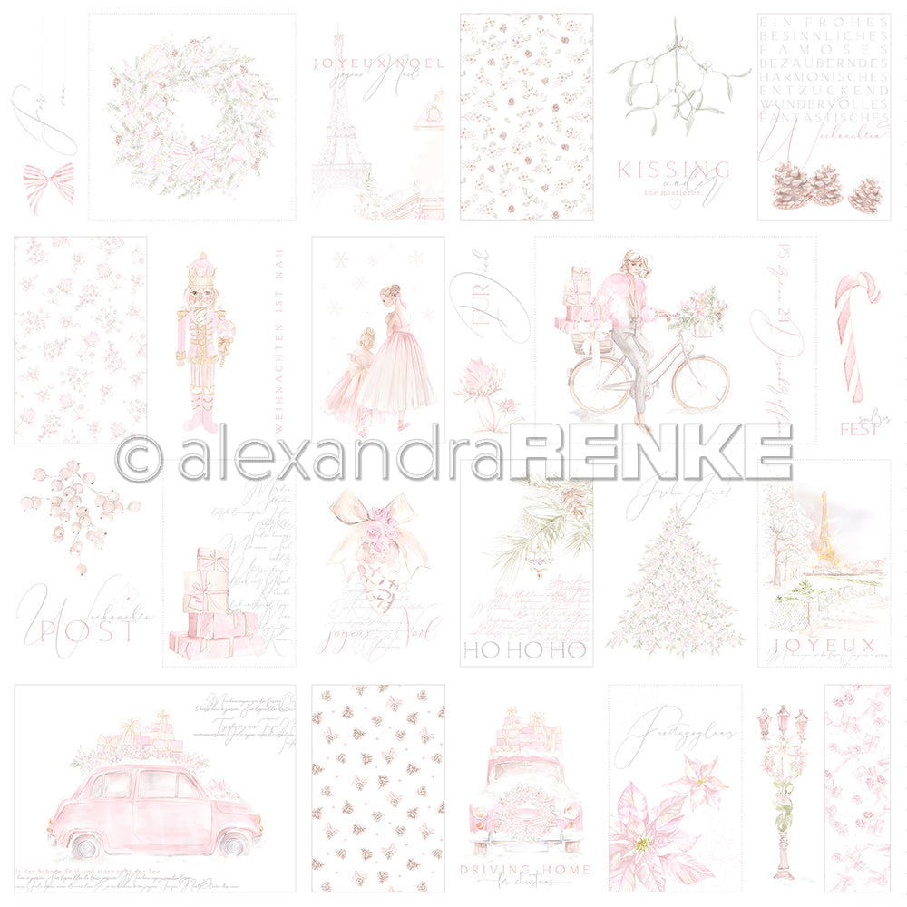 Design paper 'Card Set Parisian Christmas' - P-AR-10.2946 - A.RENKE