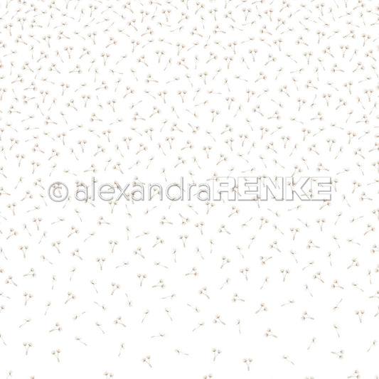 Design paper 'Dandelion seeds gold' - P-AR-10.2996- A.RENKE