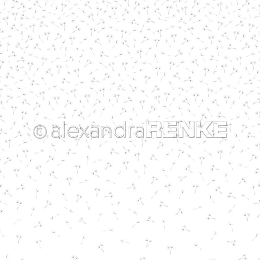 Design paper 'Dandelion seeds gray' - P-AR-10.2997- A.RENKE