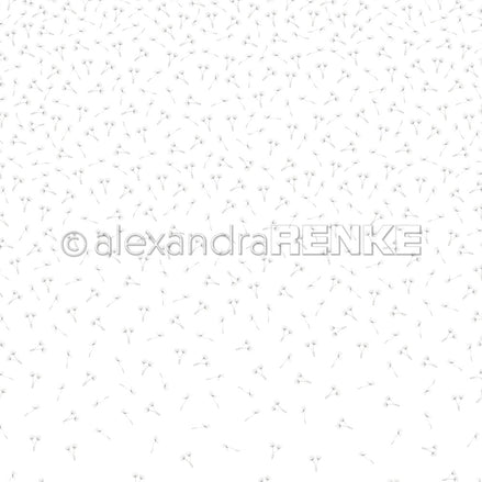 Design paper 'Dandelion seeds gray' - P-AR-10.2997- A.RENKE