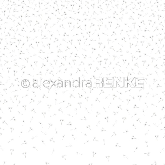 Design paper 'Dandelion seeds gray' - P-AR-10.2997- A.RENKE