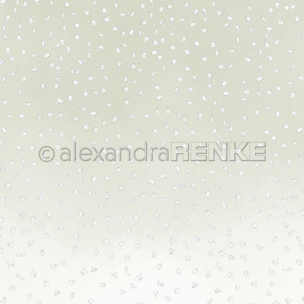 Design paper 'Teaworld little Teabags on Dewgreen '- P AR 10.3027 - A.RENKE