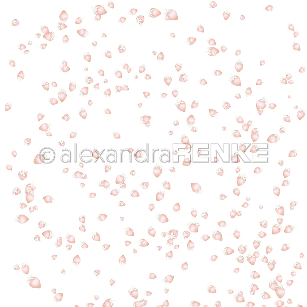 Design paper 'Strawberry flurry' - A.RENKE