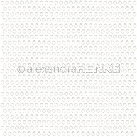 Design paper 'Golden strawberries rapport' - A.RENKE