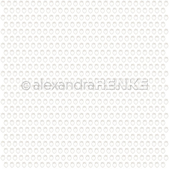 Design paper 'Golden strawberries rapport' - A.RENKE