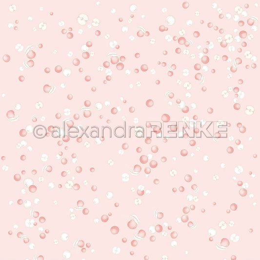 Design paper 'Apple flurry on pink' - P-AR-10.3082- A.RENKE