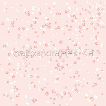 Design paper 'Apple flurry on pink' - P-AR-10.3082- A.RENKE