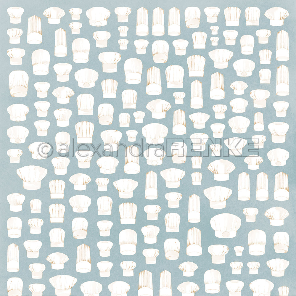 Design paper 'Chef hats potpourri ' - P AR 10.3092 - A.RENKE