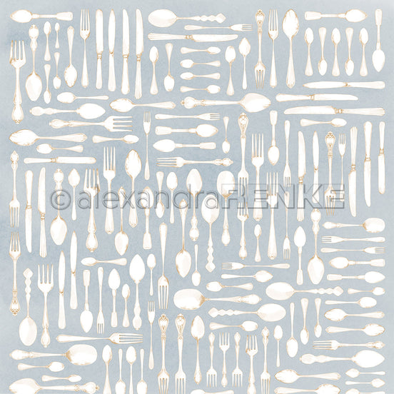Design paper 'Cutlery potpourri' - P AR 10.3096 - A.RENKE