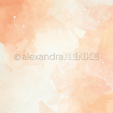 Design paper 'Watercolor wonder orange topaz ' - P AR 10.3114 - A.RENKE