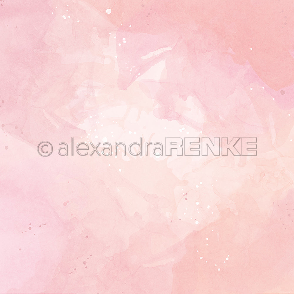 Design paper 'Watercolor wonder rose' - P AR 10.3115 - A.RENKE