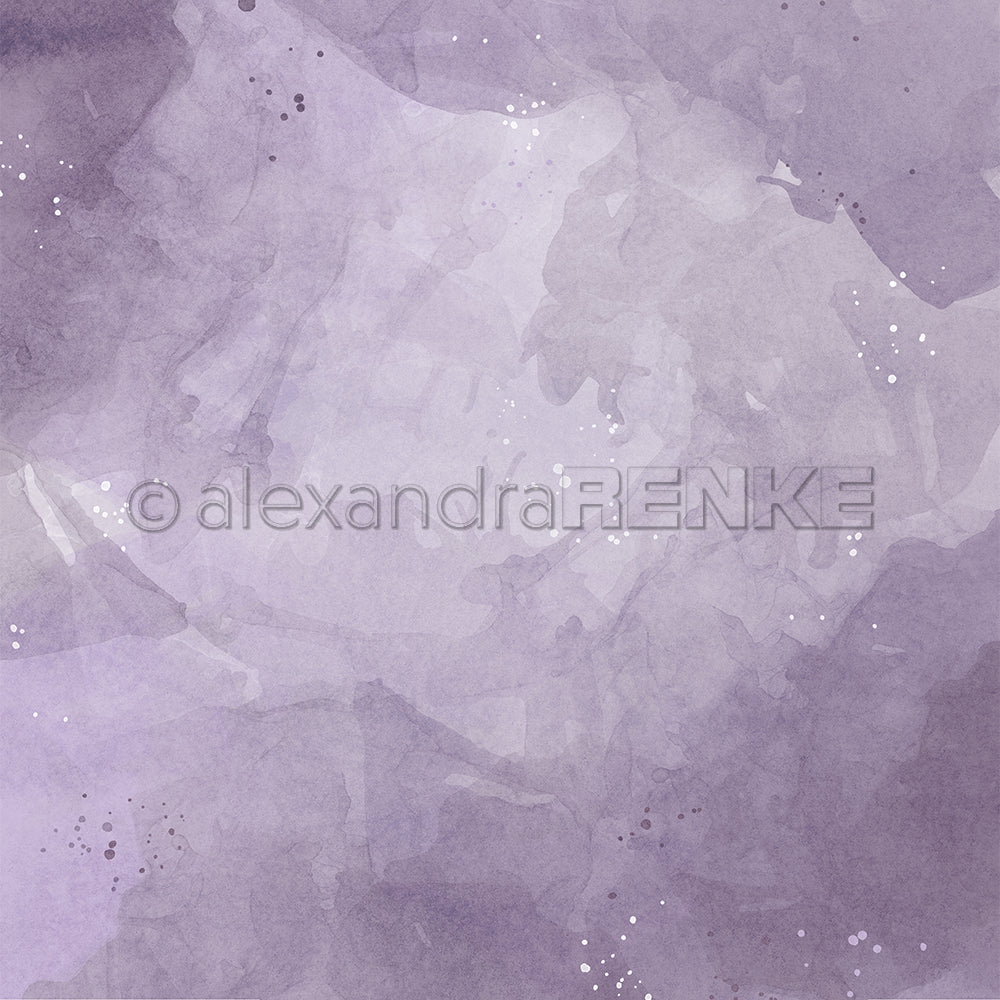 Design paper 'Watercolor wonder violet '- P AR 10.3116 - A.RENKE