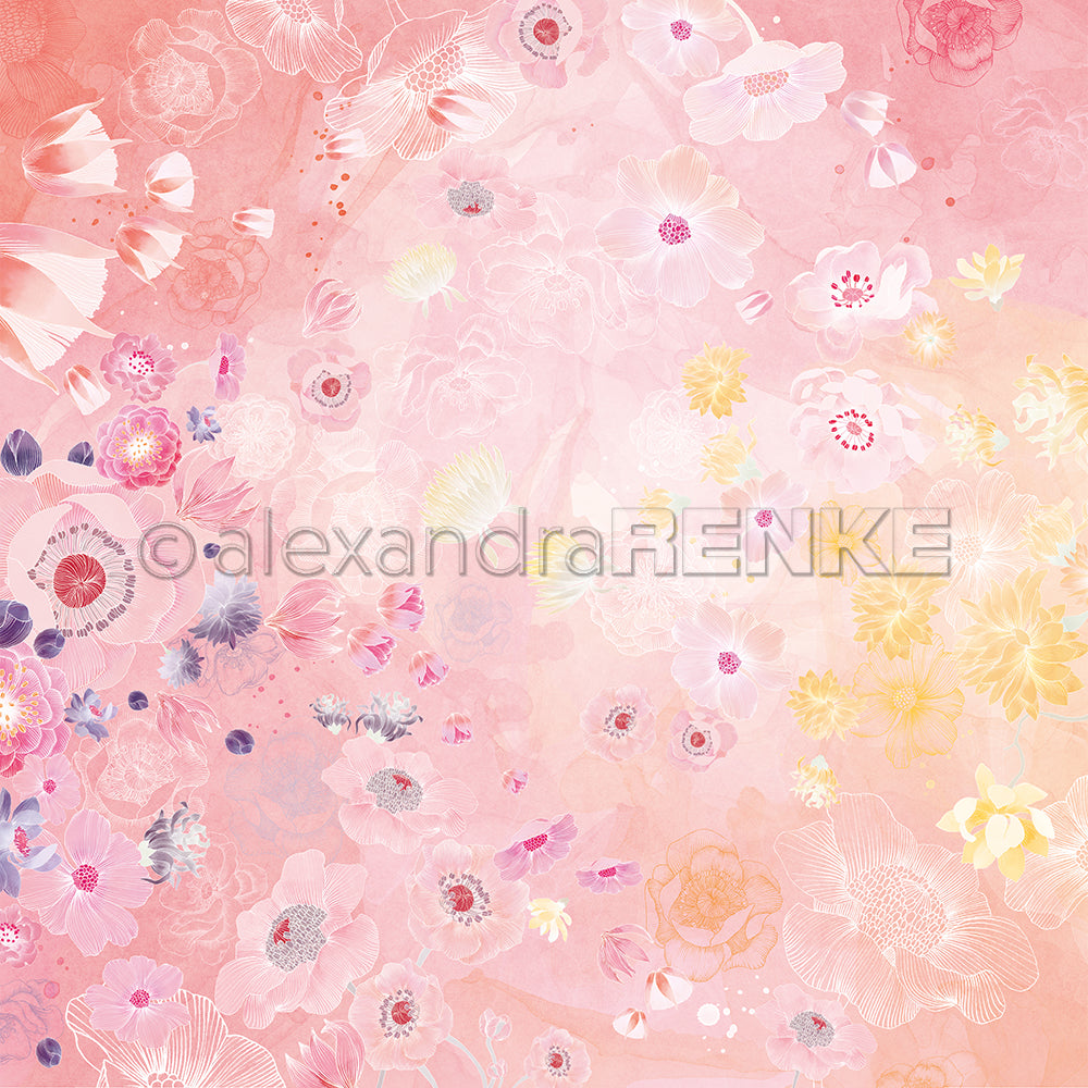 Design paper 'Orchard blossom world ' - P AR 10.3131 - A.RENKE
