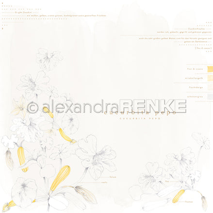 Design paper 'Cucurbita Pepo' - P AR 10.3141 - A.RENKE