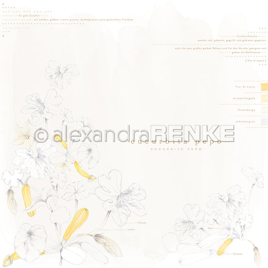 Design paper 'Cucurbita Pepo' - P AR 10.3141 - A.RENKE