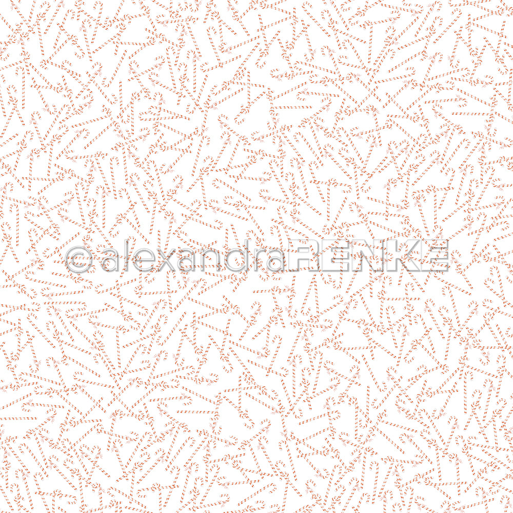 Design paper 'Candy cane flurry'- P-AR-10.3165- A.RENKE