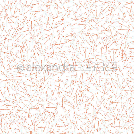 Design paper 'Candy cane flurry'- P-AR-10.3165- A.RENKE