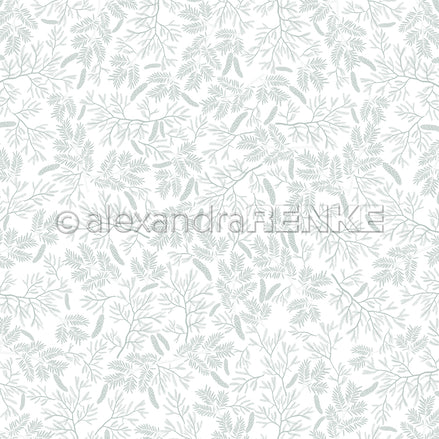 Design paper 'Fir branch variety jasper green'- P-AR-10.3233- A.RENKE