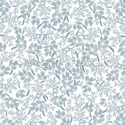 Design paper 'Fir branch variety dusk blue'- P-AR-10.3242- A.RENKE
