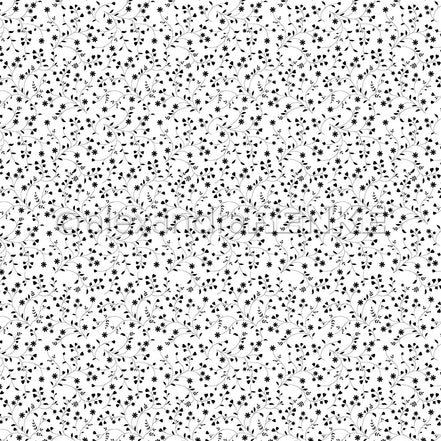 Design paper 'Flower vine black' - P-AR-10.3347 - A.RENKE