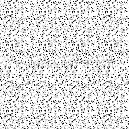Design paper 'Flower vine black' - P-AR-10.3347 - A.RENKE