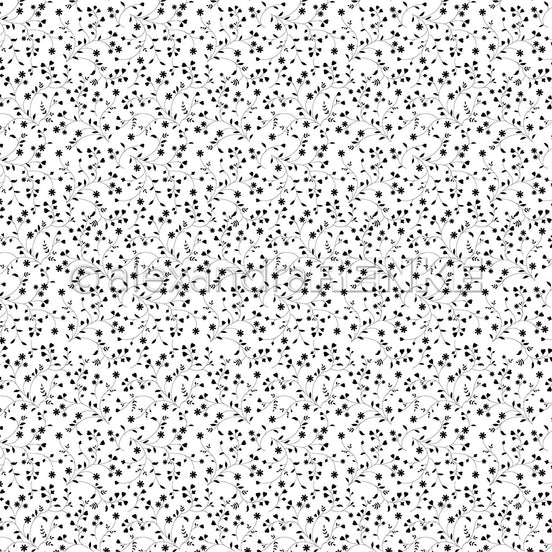 Design paper 'Flower vine black' - P-AR-10.3347 - A.RENKE