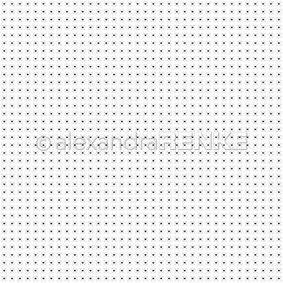 Design paper 'Heart marks black' - P-AR-10.3349 - A.RENKE
