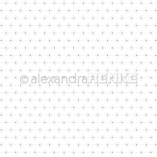 Design paper 'Heart in dot frame' - P-AR-10.3354 - A.RENKE