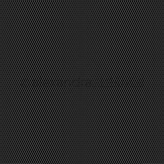 Design paper 'Fine rhombuses white on black' - P-AR-10.3367 - A.RENKE