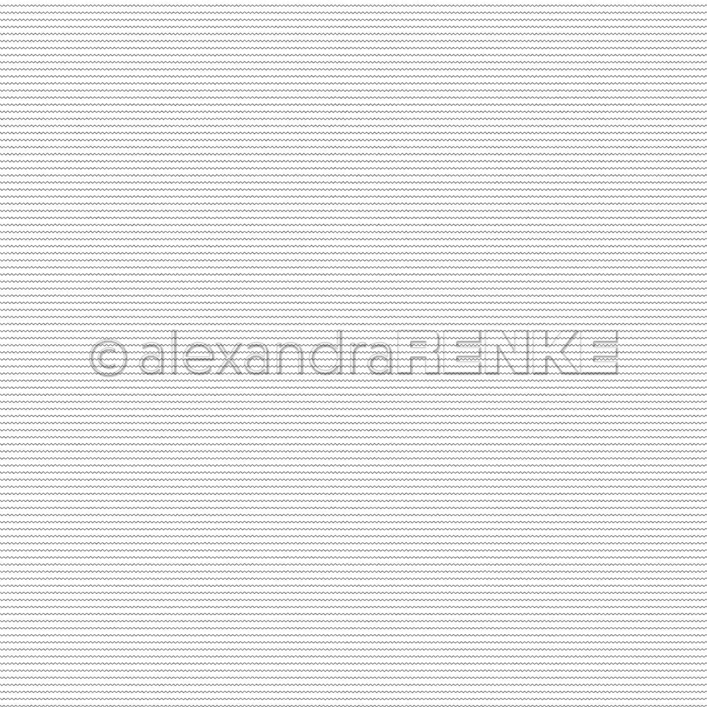 Design paper 'Jagged lines black' - P-AR-10.3371 - A.RENKE