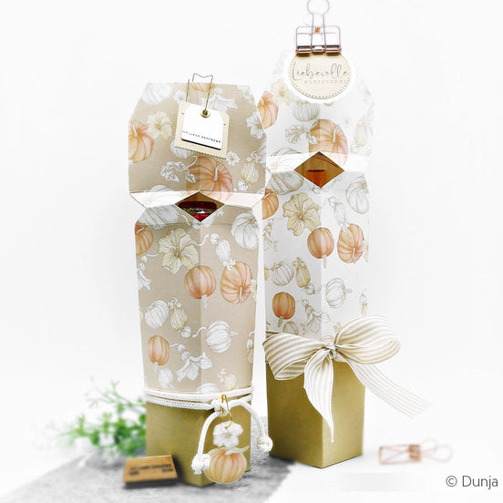 Design paper 'Pumpkins on beige' - P-AR-10.3383- A.RENKE