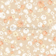 Design paper 'Pumpkins on beige' - P-AR-10.3383- A.RENKE