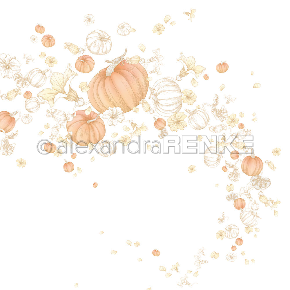 Design paper 'Pumpkin variation' - P-AR-10.3387- A.RENKE
