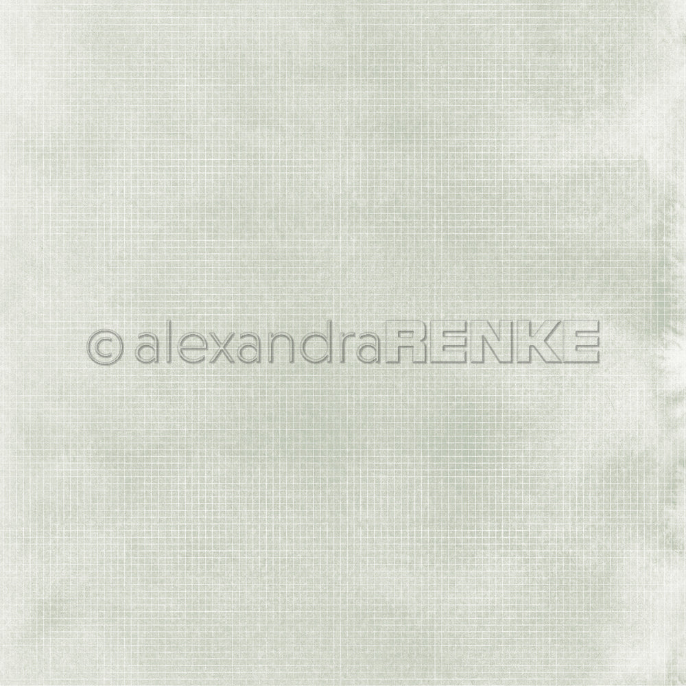 A.RENKE - Carta 'Grid on Mimi sage green" 10.3432