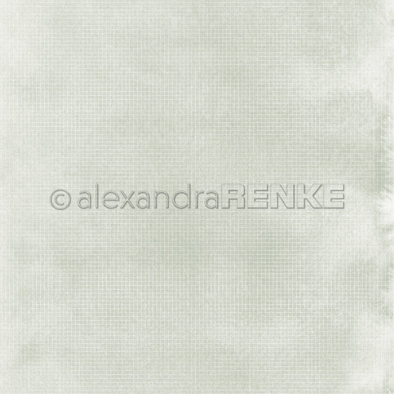 A.RENKE - Carta 'Grid on Mimi sage green" 10.3432