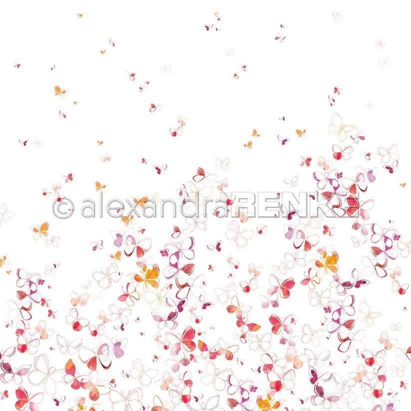Design paper 'Lucky butterfly flurry small'- P-AR-10.3494- A.RENKE