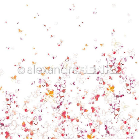 Design paper 'Lucky butterfly flurry small'- P-AR-10.3494- A.RENKE