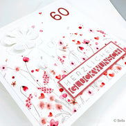 Design paper 'Delicate flower meadow red-pink- P-AR-10.3504- A.RENKE