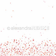 Design paper 'Delicate flower meadow red-pink- P-AR-10.3504- A.RENKE
